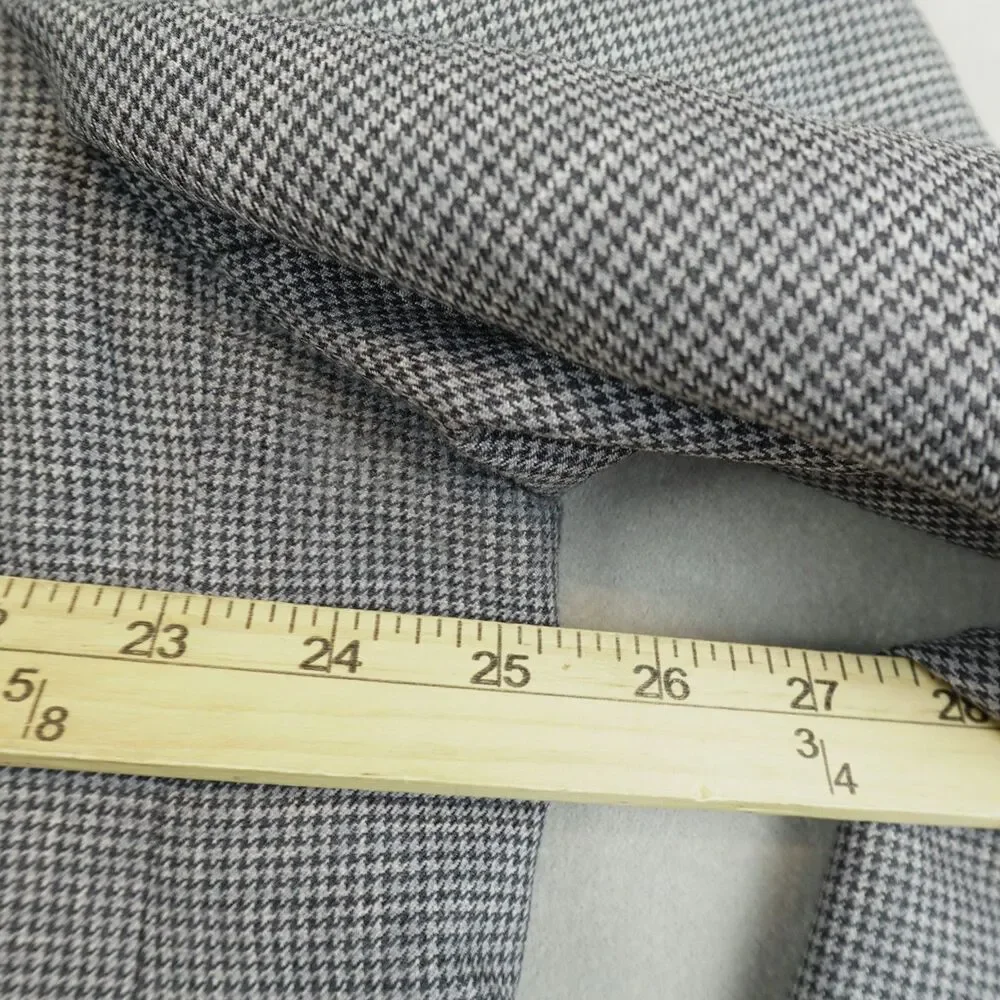 Peter Millar Blazer 54R Gray Houndstooth Sport Coat Wool Jacket Unconstructed